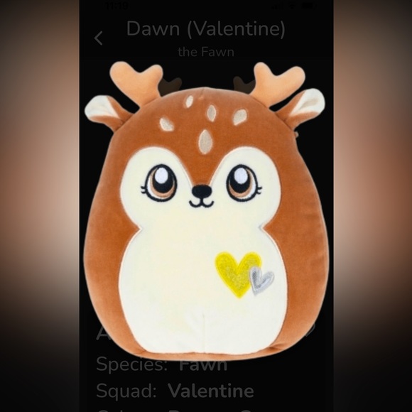 NWT 2021 ~ Dawn the Fawn ~ 8+inch Squishmallow! - Picture 1 of 7